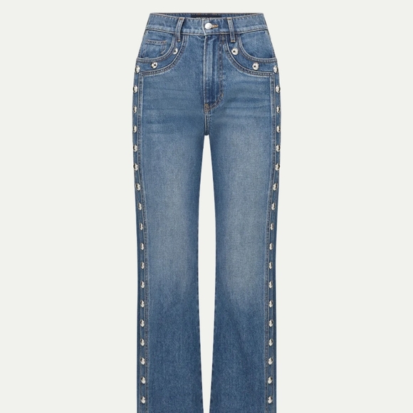 Veronica Beard Dylan Studded Women's Jeans - Picture 1 of 5